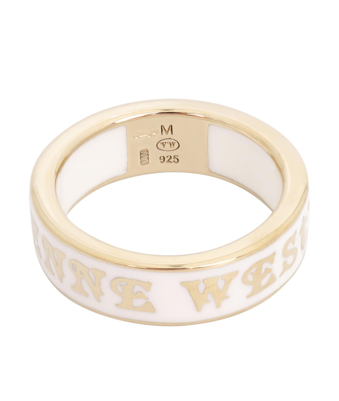 VIVIENNE WESTWOOD Белое серебряное кольцо, фото 3