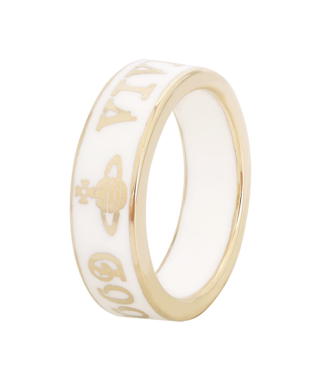 VIVIENNE WESTWOOD Белое серебряное кольцо, фото 4