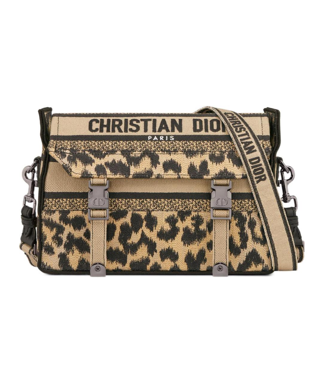 CHRISTIAN DIOR Бежевая сумка через плечо, фото 1