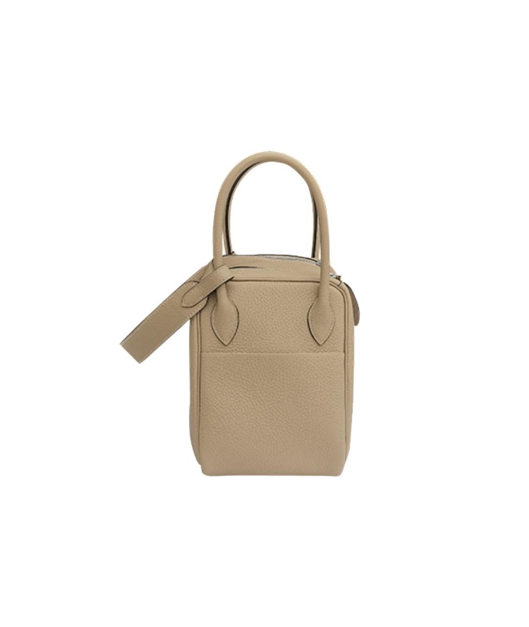 HERMES Коричневая кожаная сумка через плечо, фото 3