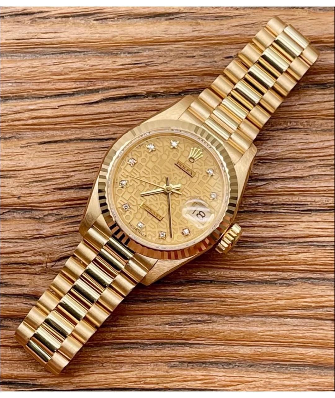 ROLEX Золотые часы из желтого золота, фото 3