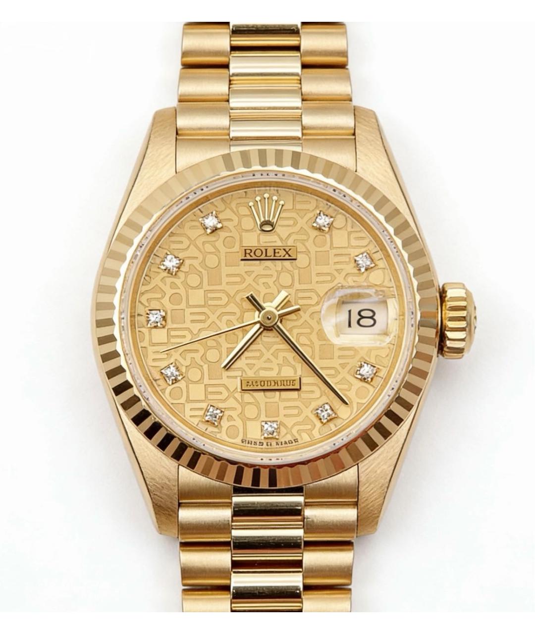 ROLEX Золотые часы из желтого золота, фото 4