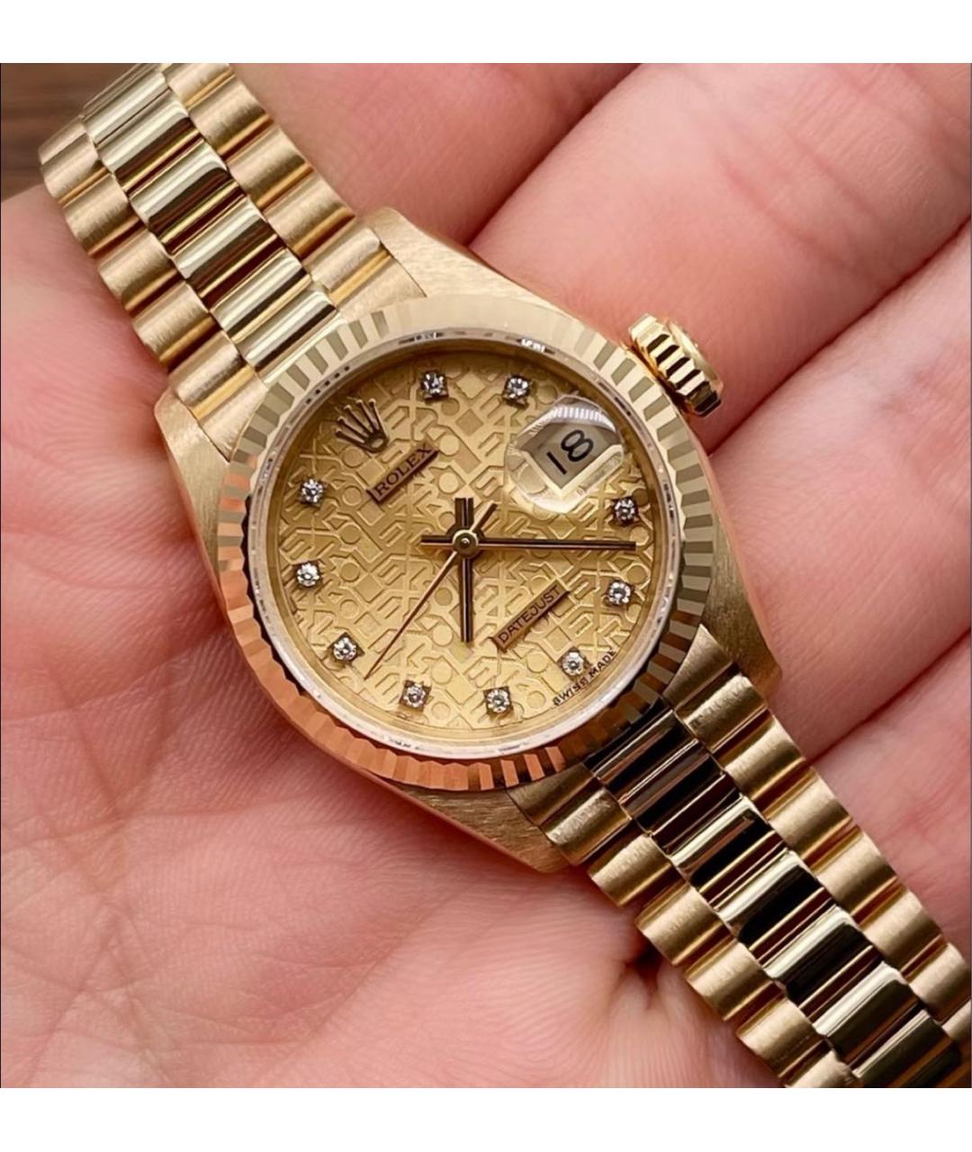 ROLEX Золотые часы из желтого золота, фото 2