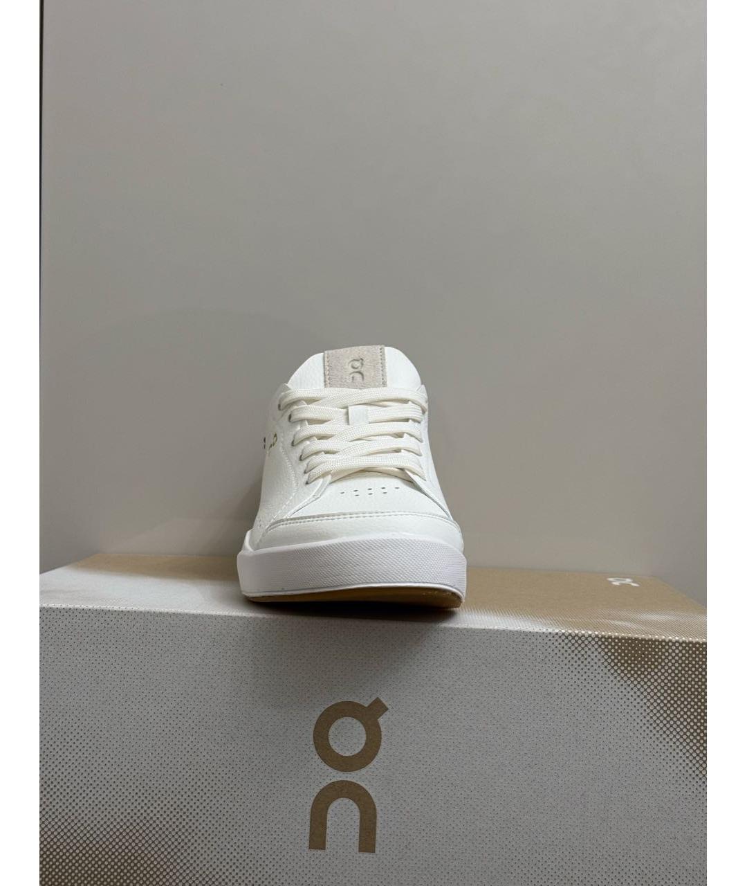 ON Белые кожаные кроссовки, фото 2