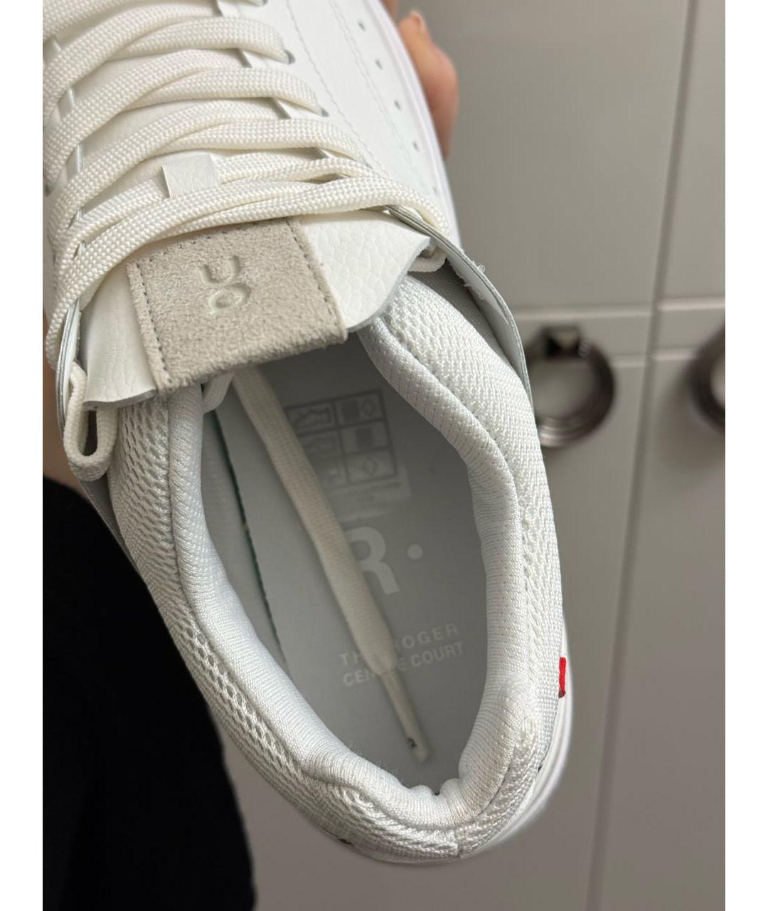 ON Белые кожаные кроссовки, фото 3