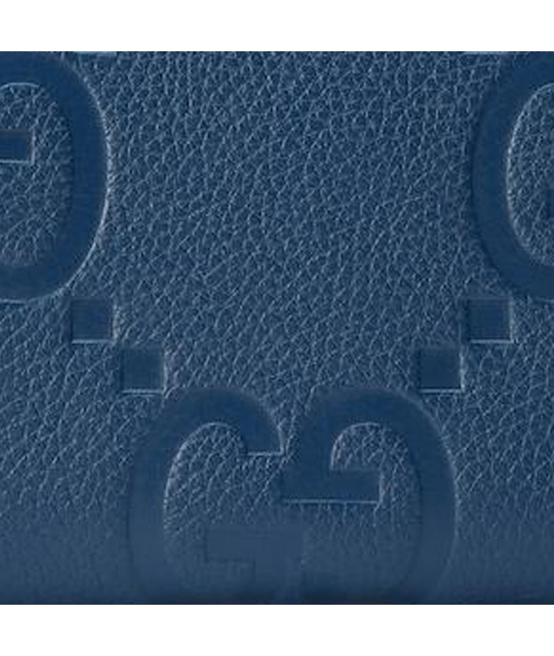 GUCCI Синий кожаный кошелек, фото 5