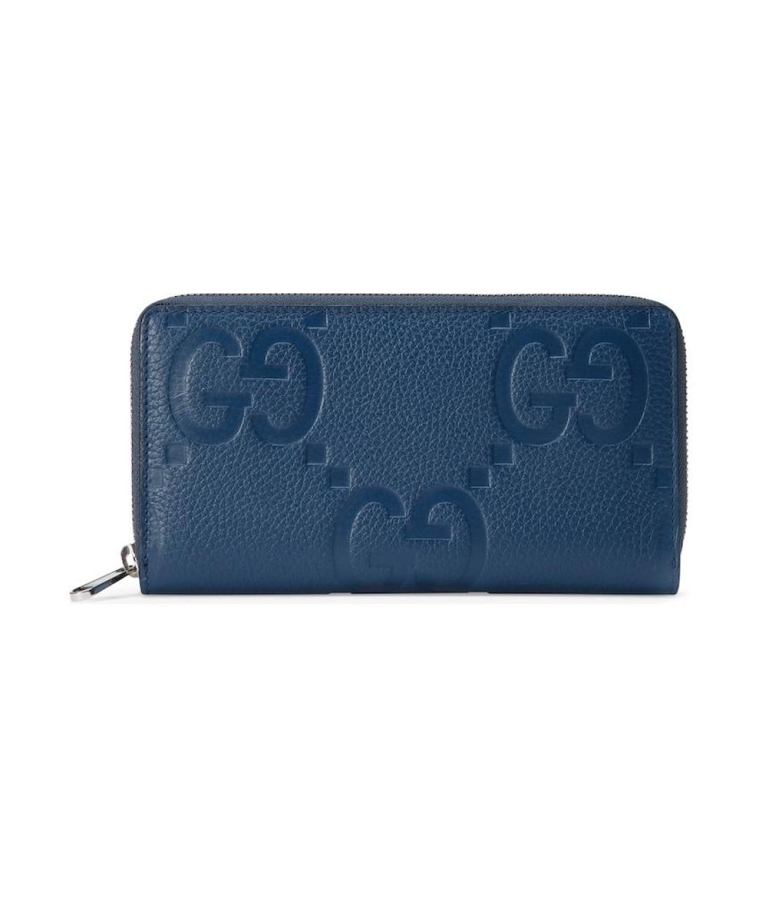 GUCCI Синий кожаный кошелек, фото 1