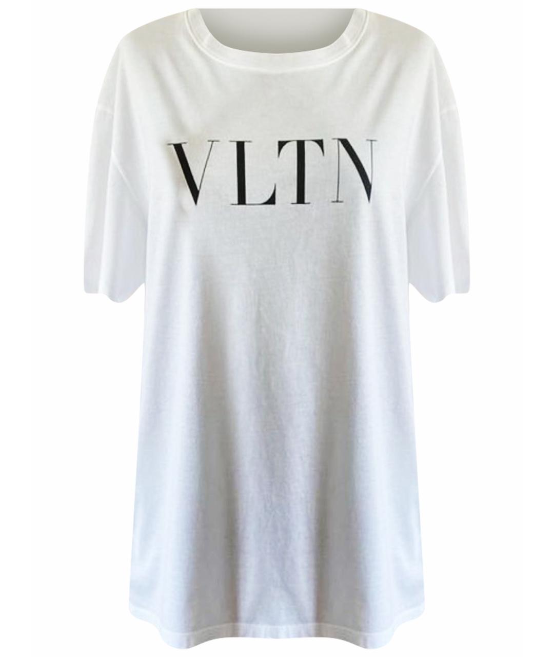VALENTINO Белая хлопковая футболка, фото 1