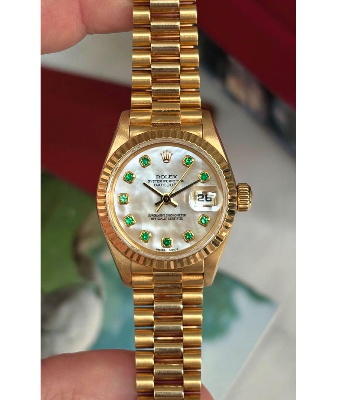 ROLEX Золотые часы из желтого золота, фото 2