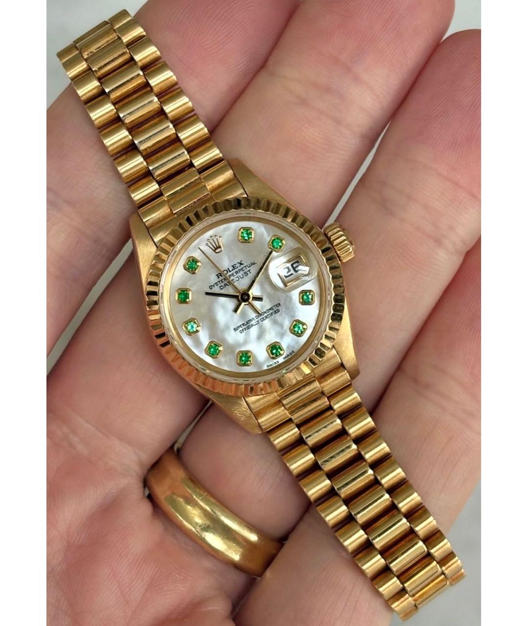 ROLEX Золотые часы из желтого золота, фото 4