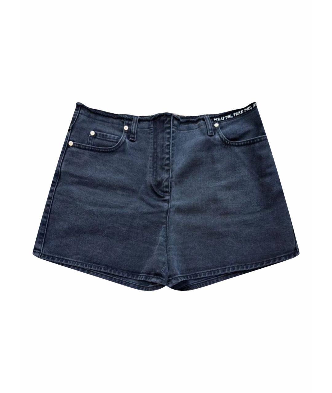 VALENTINO Черные хлопковые шорты, фото 1