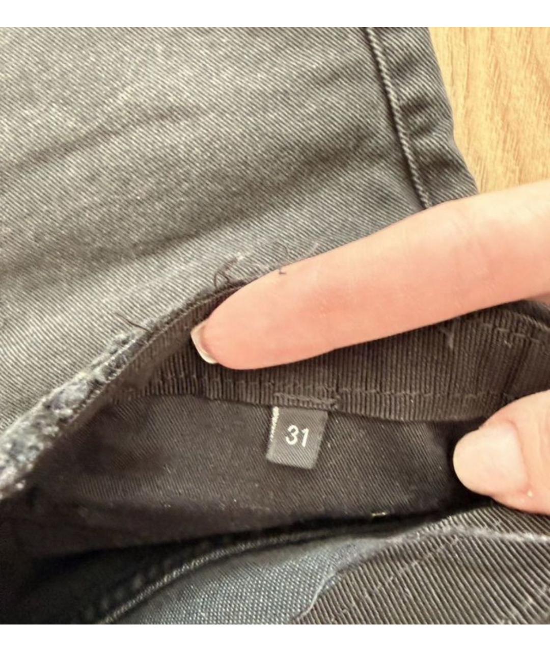 VALENTINO Черные хлопковые шорты, фото 5