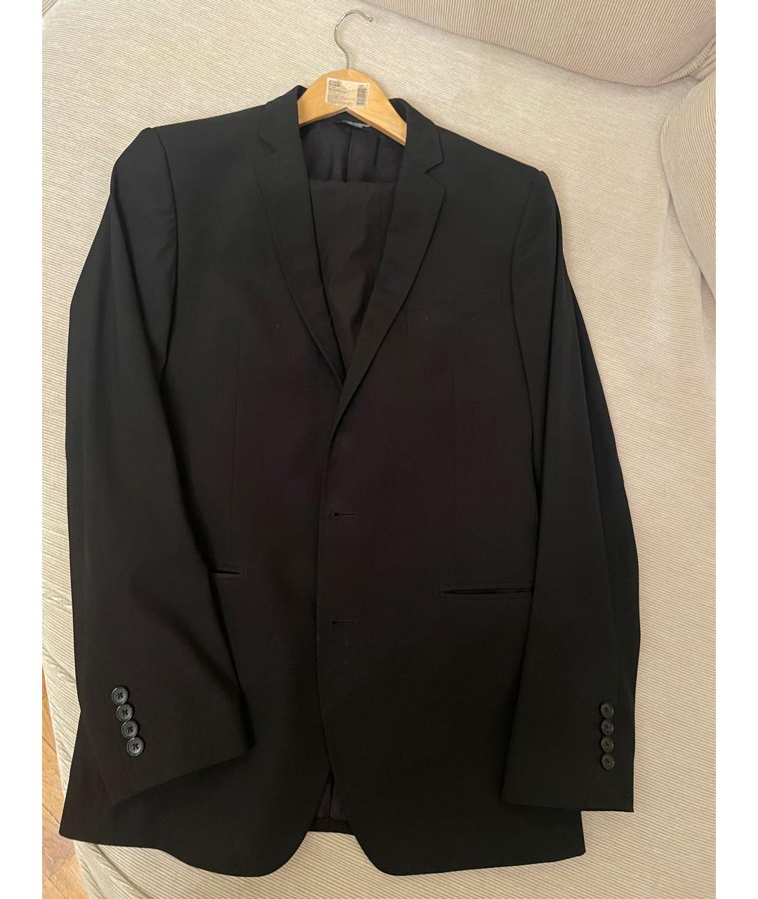 DOLCE&GABBANA Черный классический костюм, фото 5