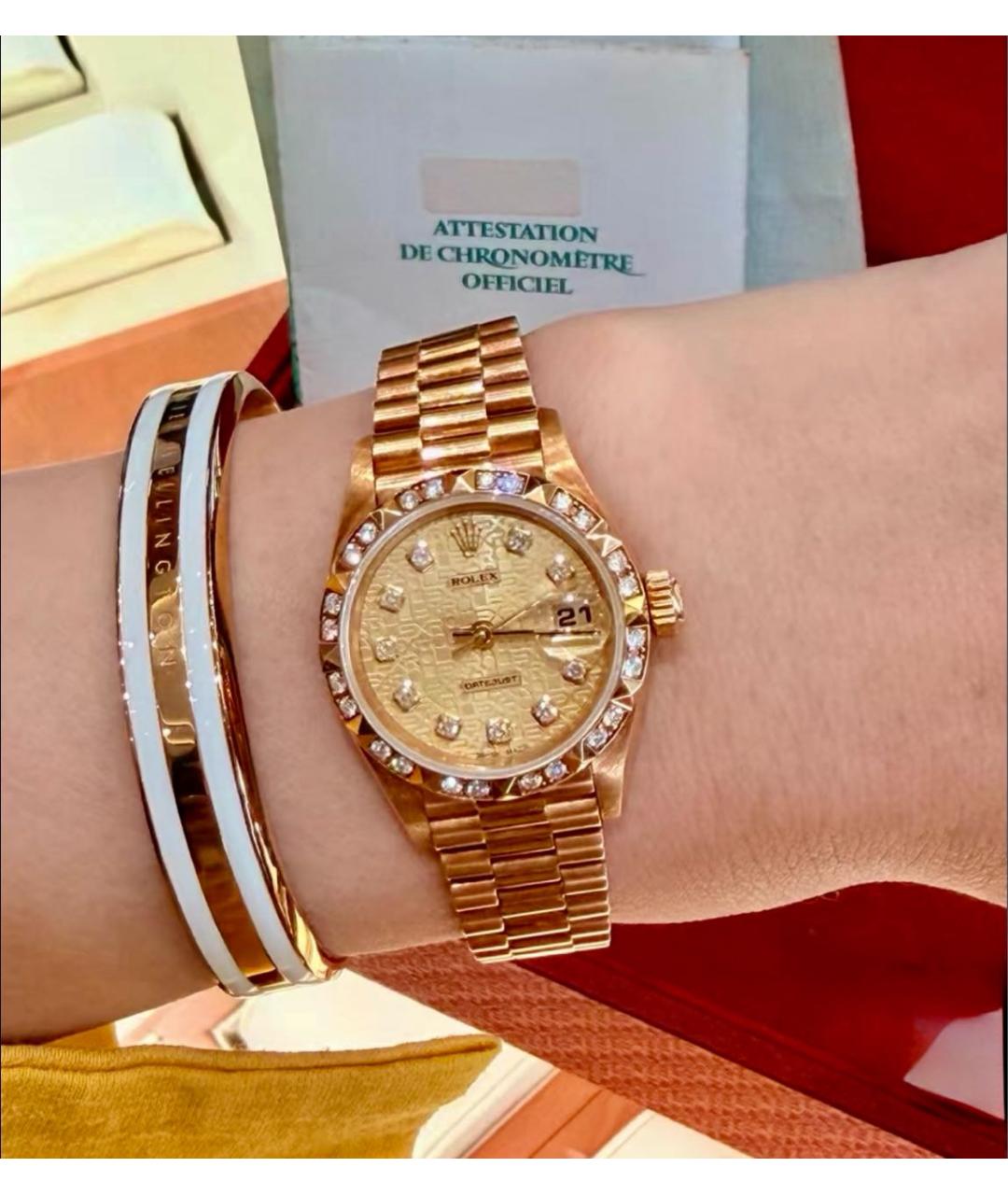 ROLEX Золотые часы из желтого золота, фото 5