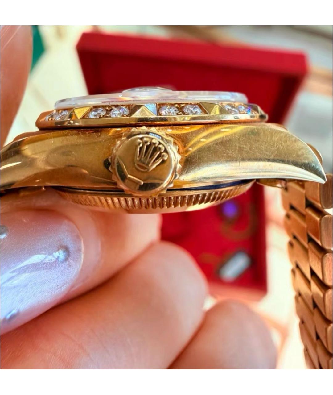 ROLEX Золотые часы из желтого золота, фото 4