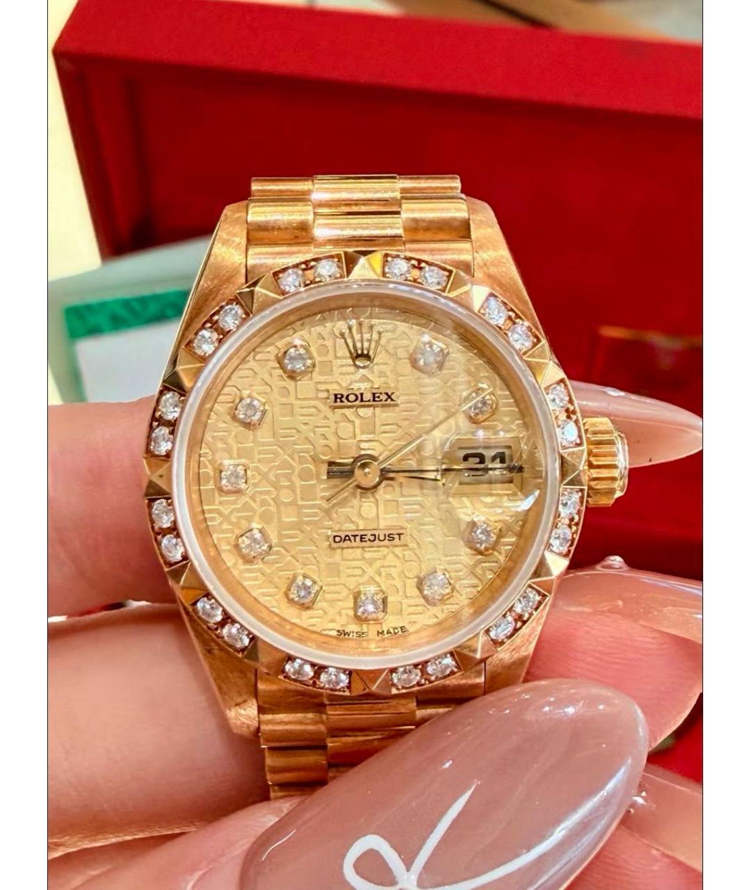 ROLEX Золотые часы из желтого золота, фото 2