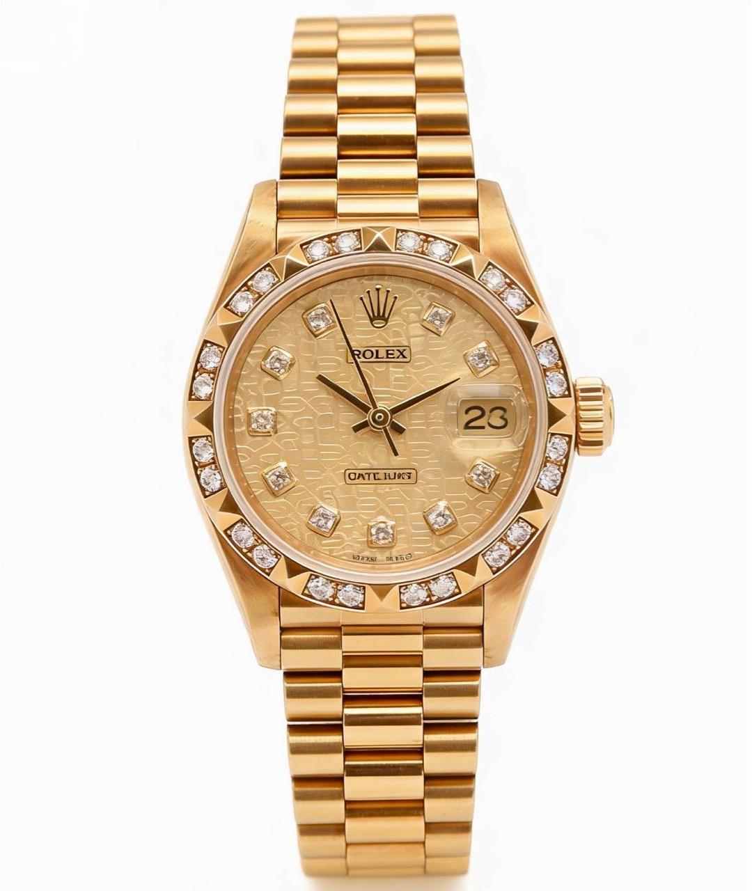 ROLEX Золотые часы из желтого золота, фото 1