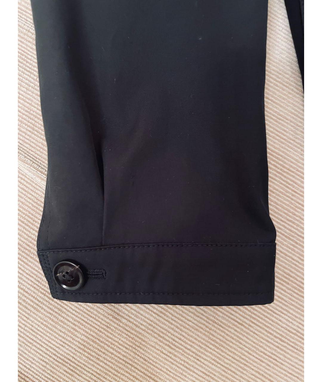 TOM FORD Черный полиэстеровый тренч / плащ, фото 6