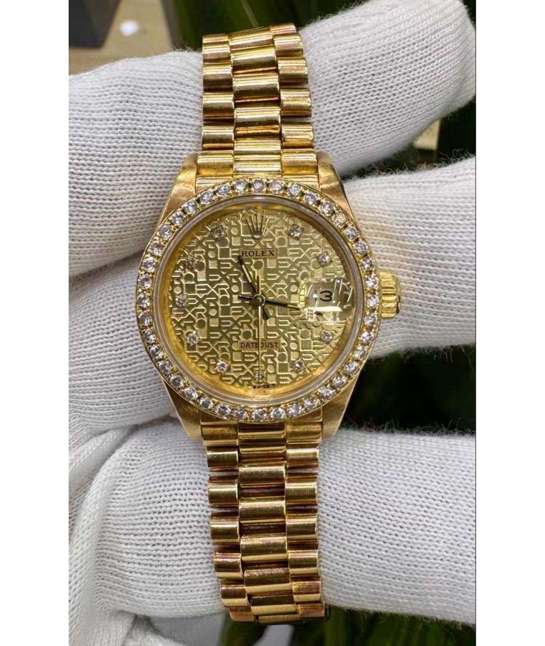 ROLEX Золотые часы из желтого золота, фото 4