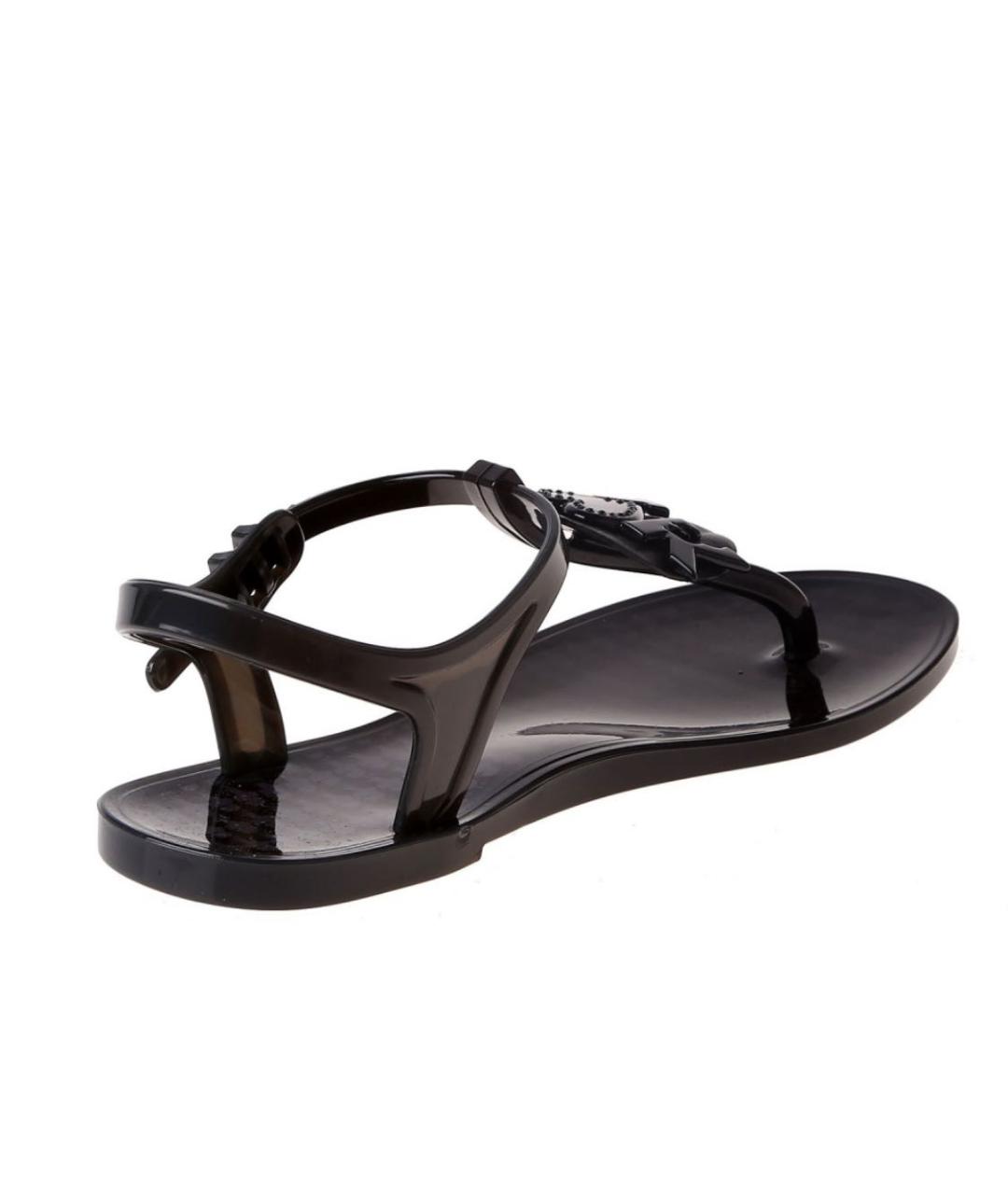 KARL LAGERFELD Черные сандалии, фото 4