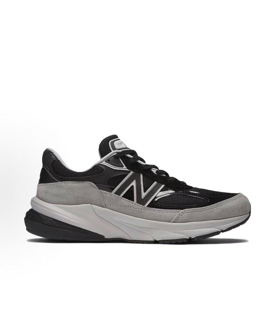 NEW BALANCE Серые текстильные низкие кроссовки / кеды, фото 6