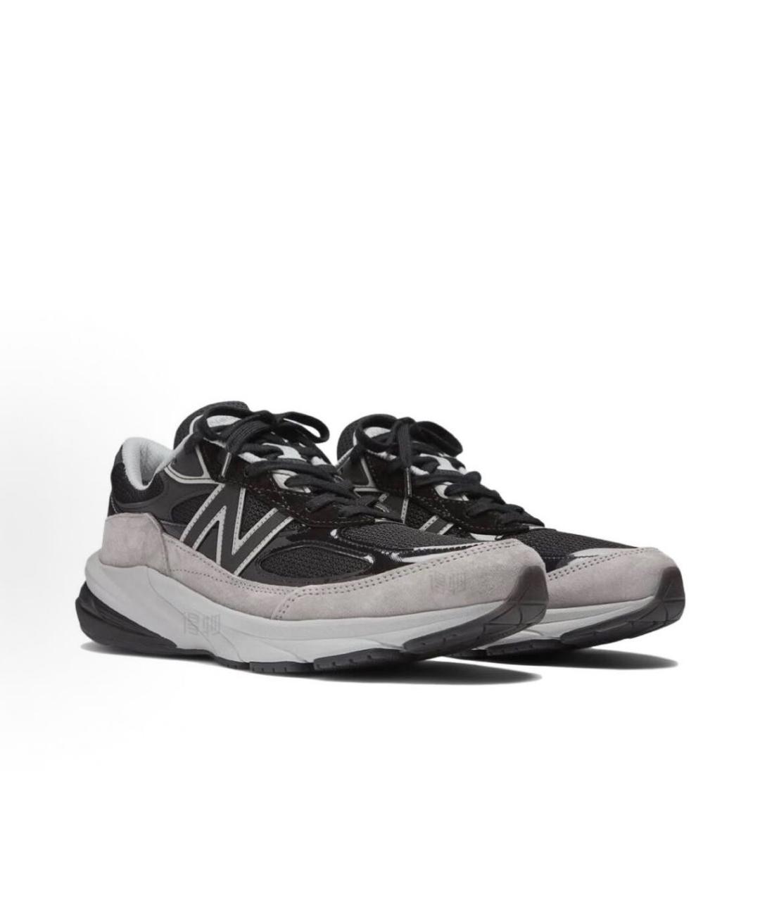 NEW BALANCE Серые текстильные низкие кроссовки / кеды, фото 2