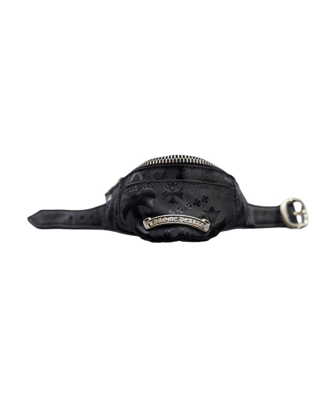 CHROME HEARTS Черный кожаный кошелек, фото 1