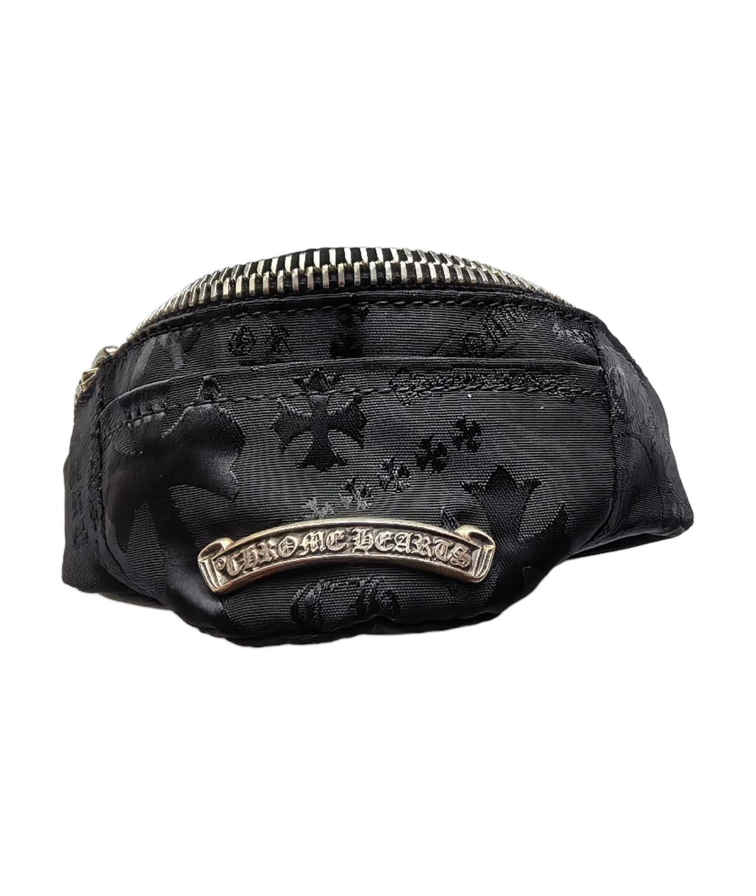 CHROME HEARTS Черный кожаный кошелек, фото 2