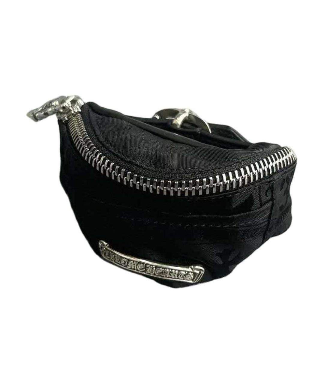 CHROME HEARTS Черный кожаный кошелек, фото 3