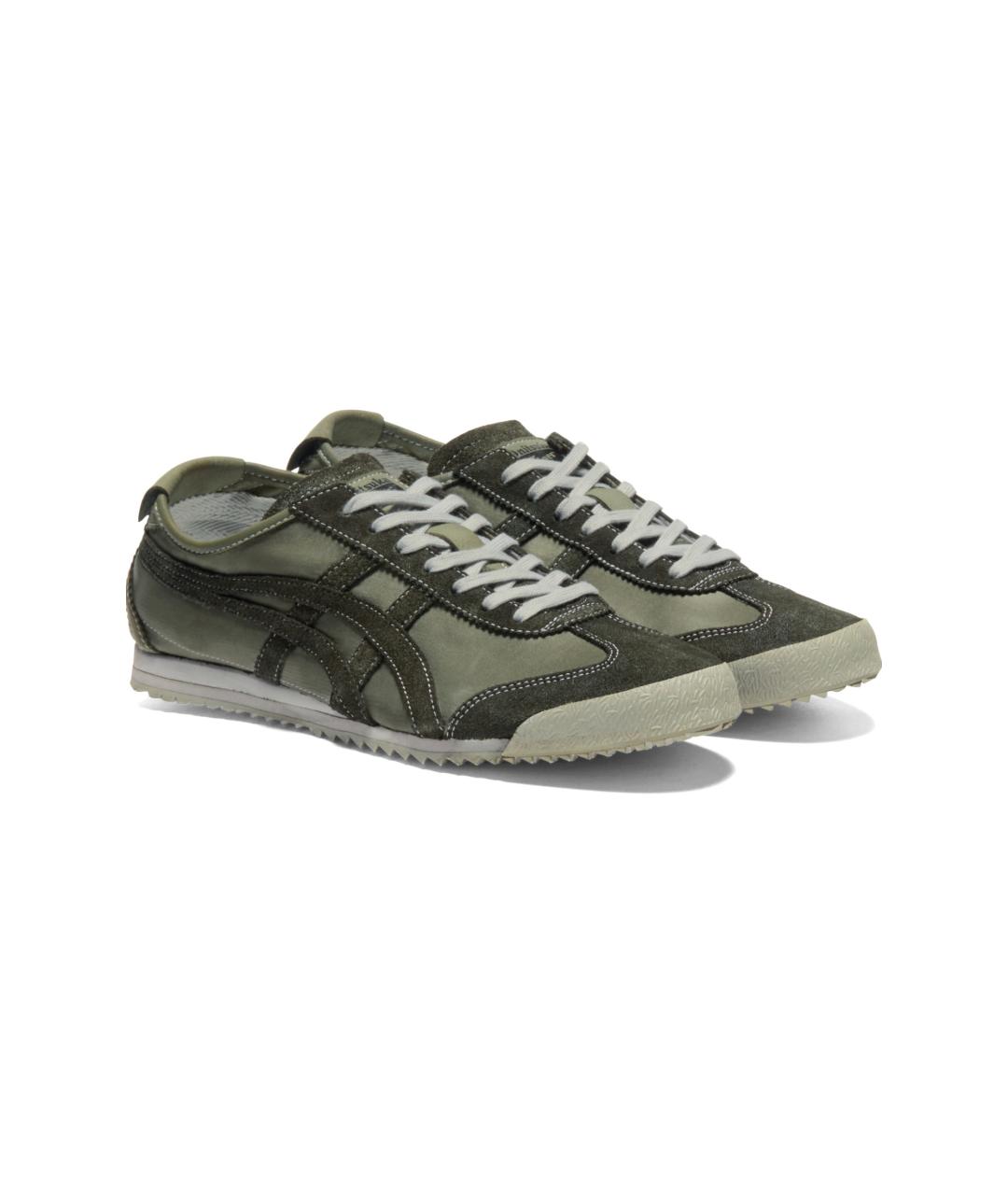 ONITSUKA TIGER Зеленые кожаные кроссовки, фото 3