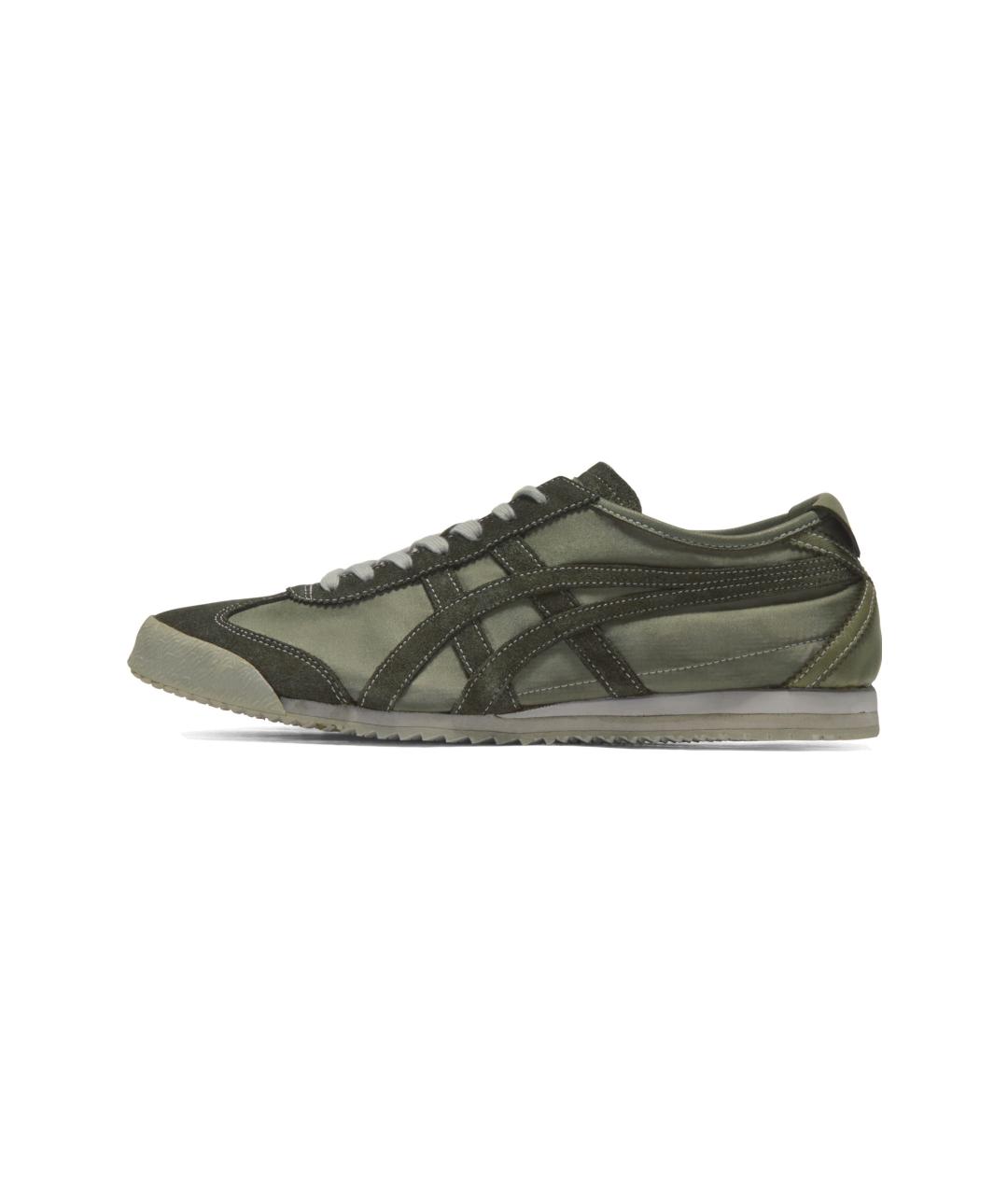 ONITSUKA TIGER Зеленые кожаные кроссовки, фото 2