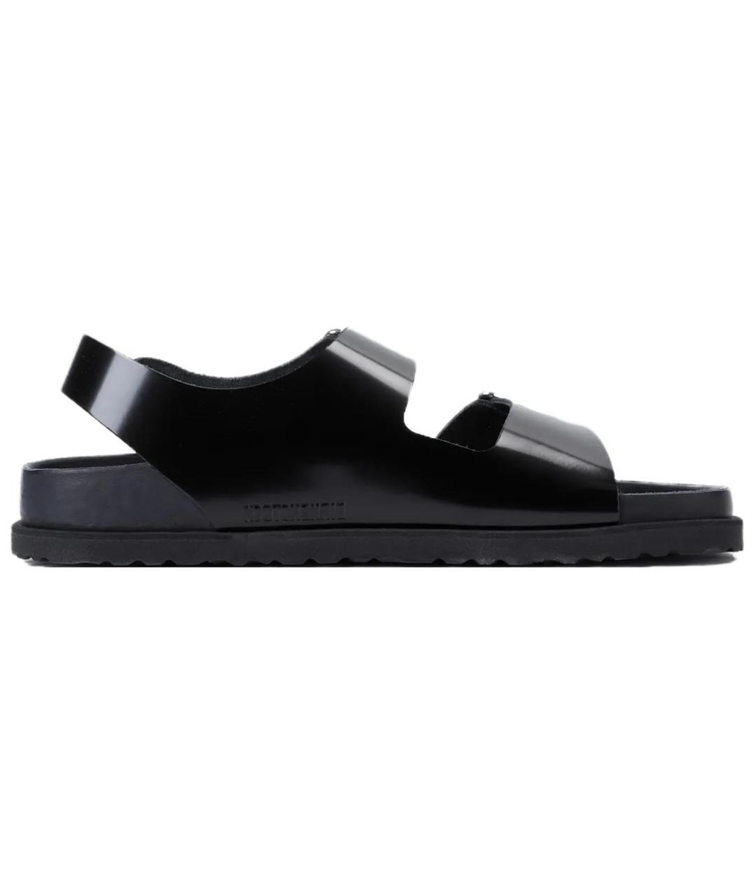 BIRKENSTOCK Черные кожаные сандалии, фото 2