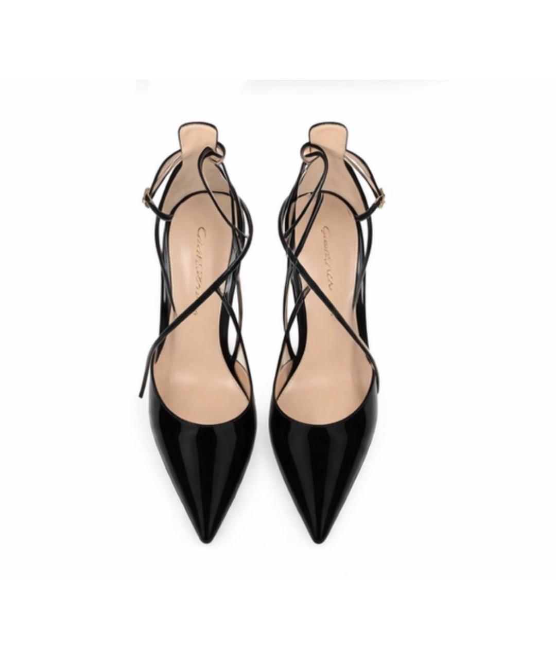 GIANVITO ROSSI Черные кожаные туфли, фото 4