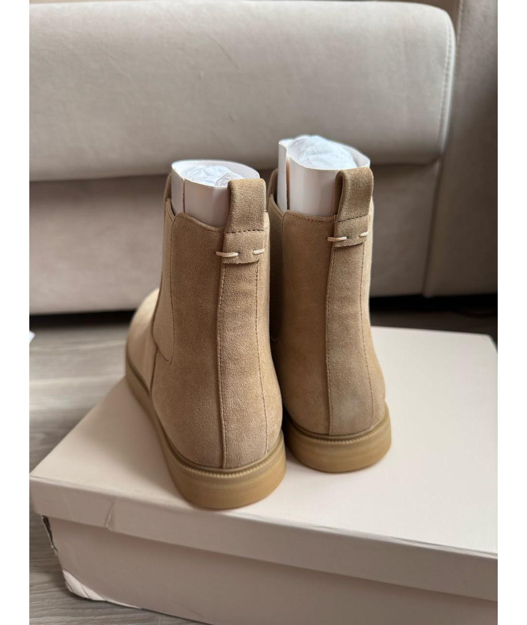 12 STOREEZ Бежевые замшевые ботинки, фото 6