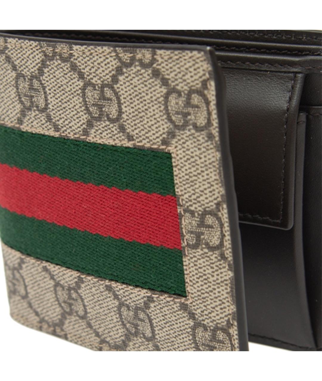 GUCCI Коричневый кошелек, фото 5