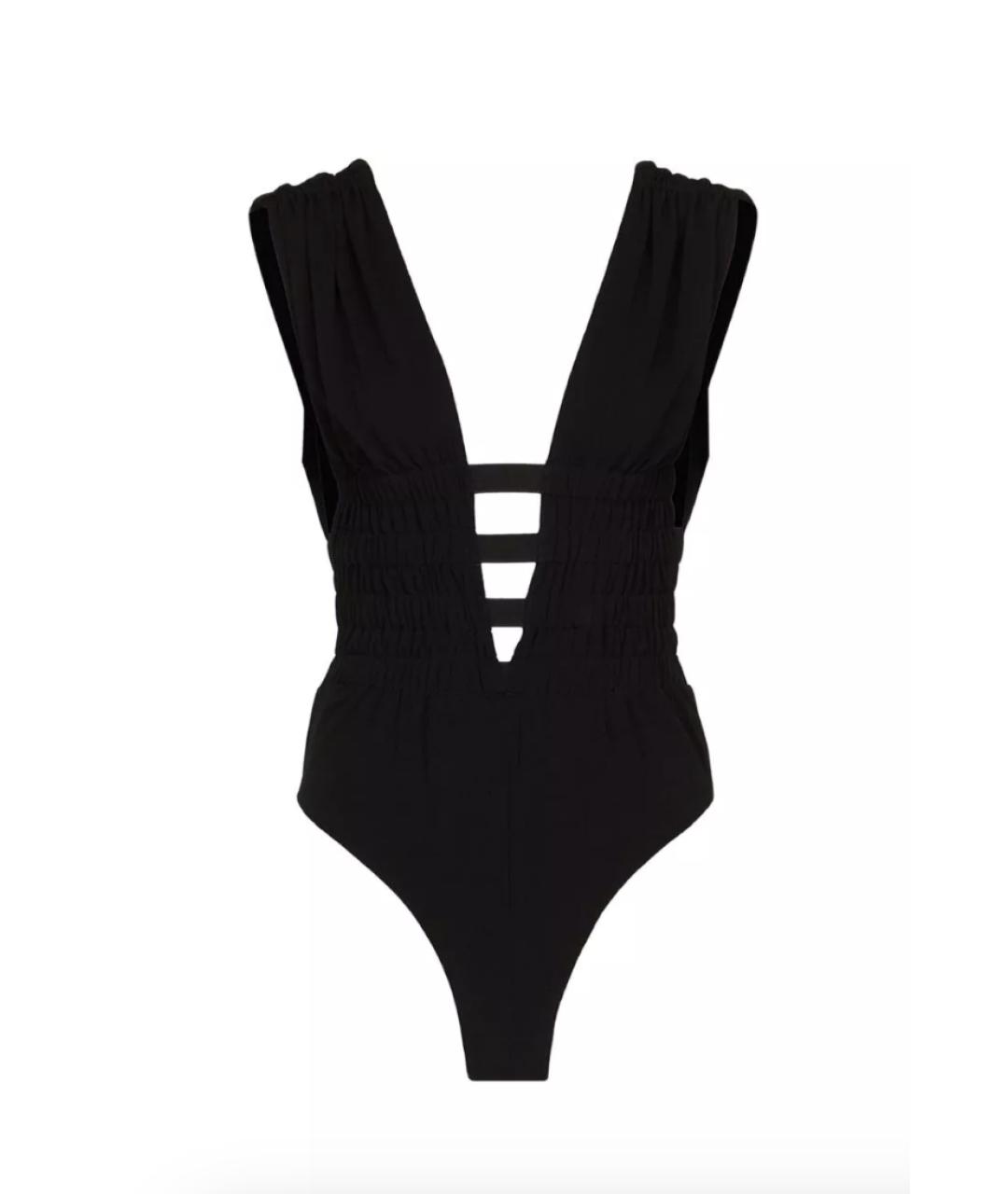 ALAIA Черное вискозное боди, фото 1