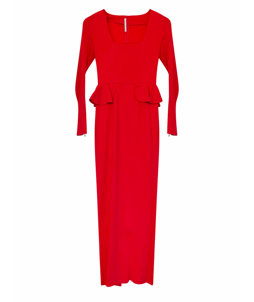 ALESSANDRA RICH Красное вискозное вечернее платье, фото 1