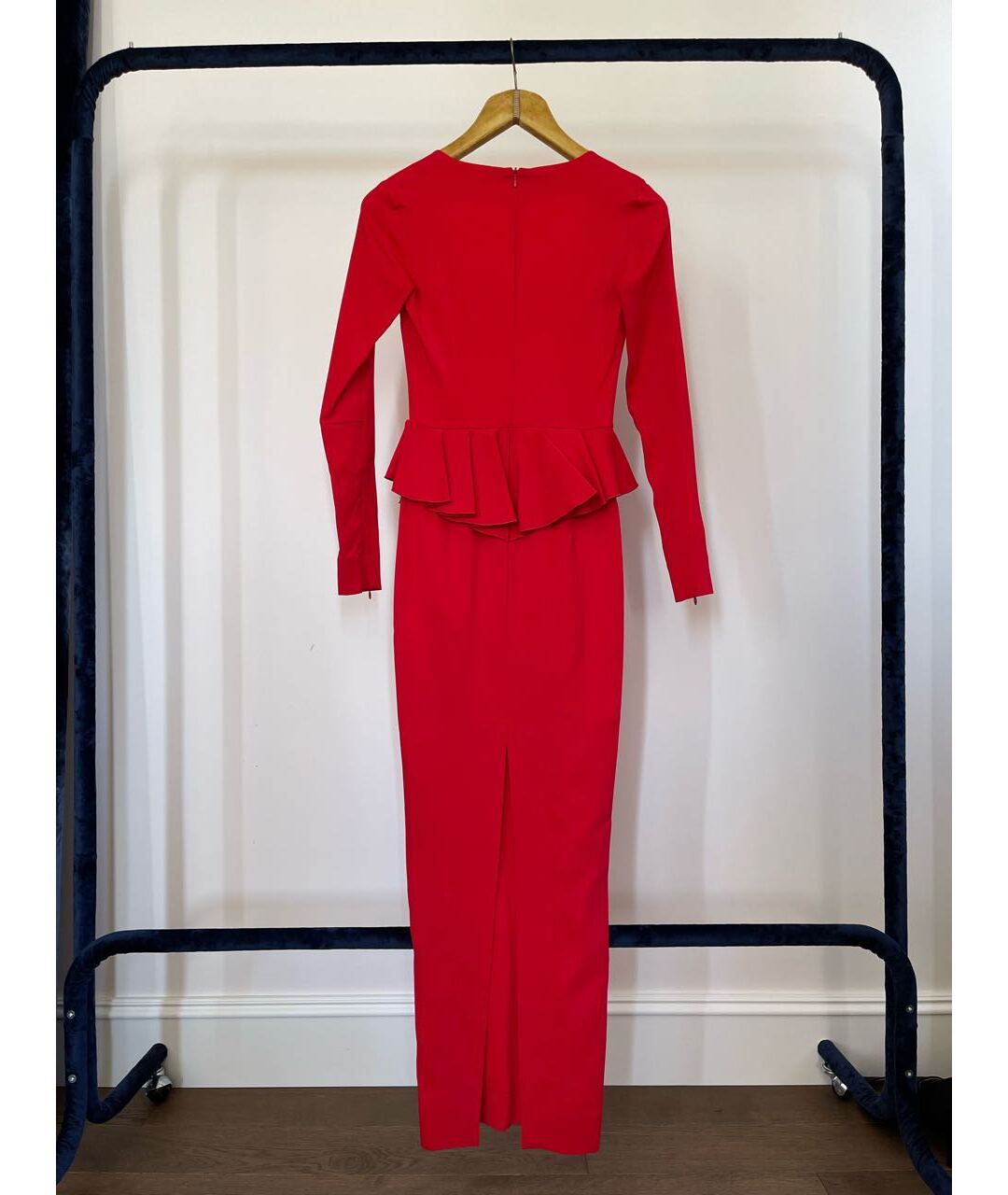 ALESSANDRA RICH Красное вискозное вечернее платье, фото 2