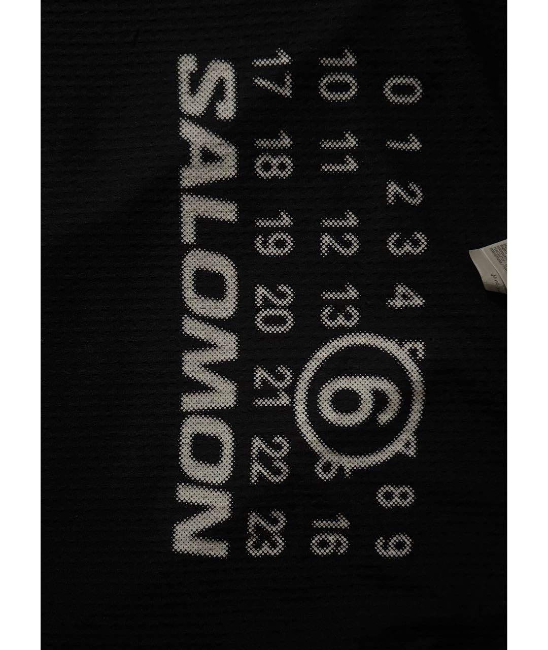 MM6 MAISON MARGIELA Черная хлопковая футболка, фото 3