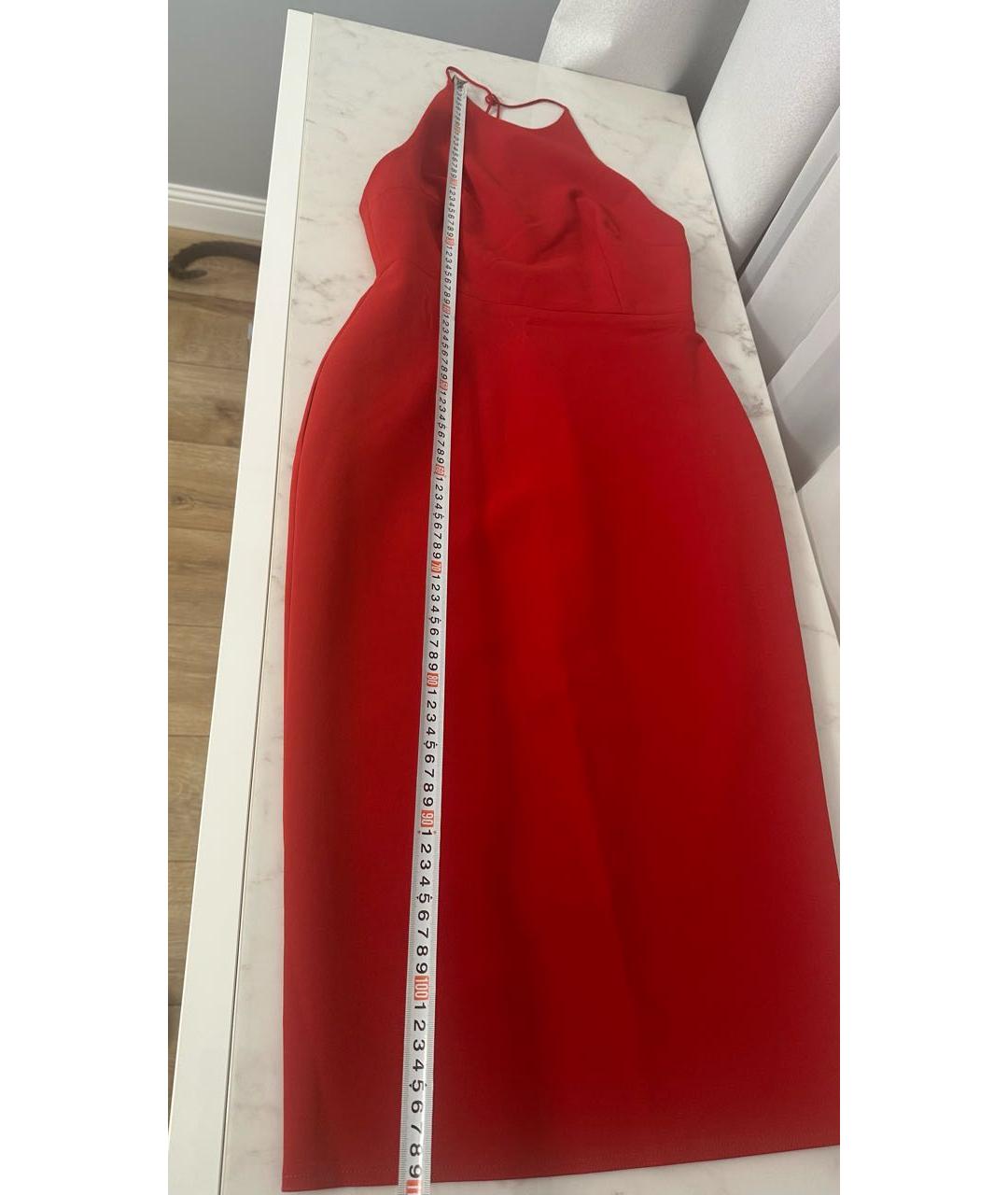 ALEX PERRY Красное полиэстеровое коктейльное платье, фото 7