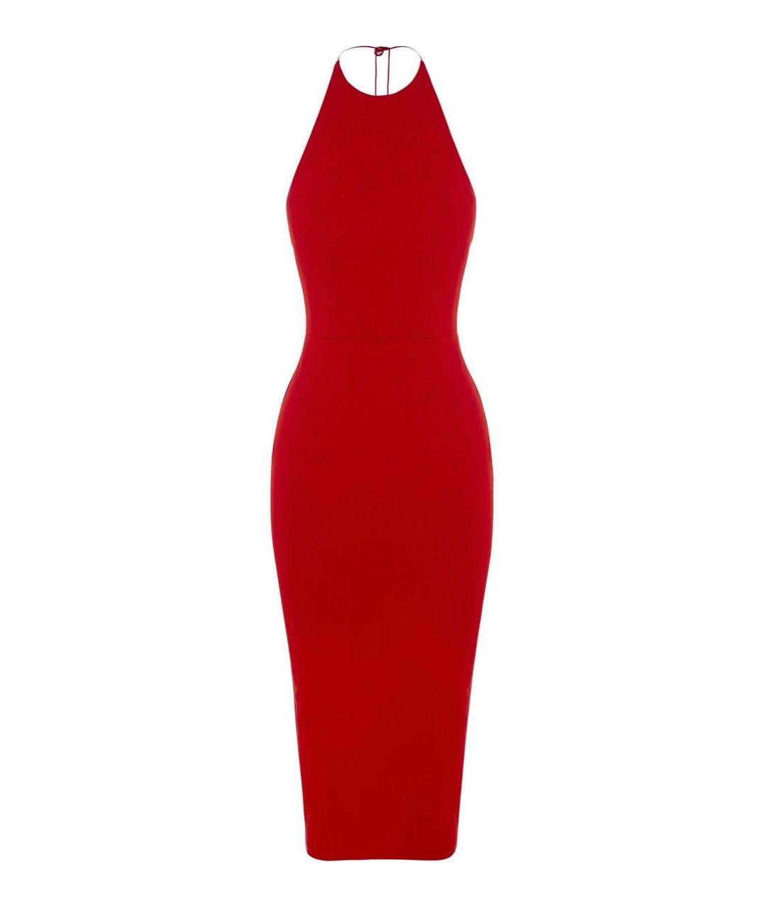 ALEX PERRY Красное полиэстеровое коктейльное платье, фото 9