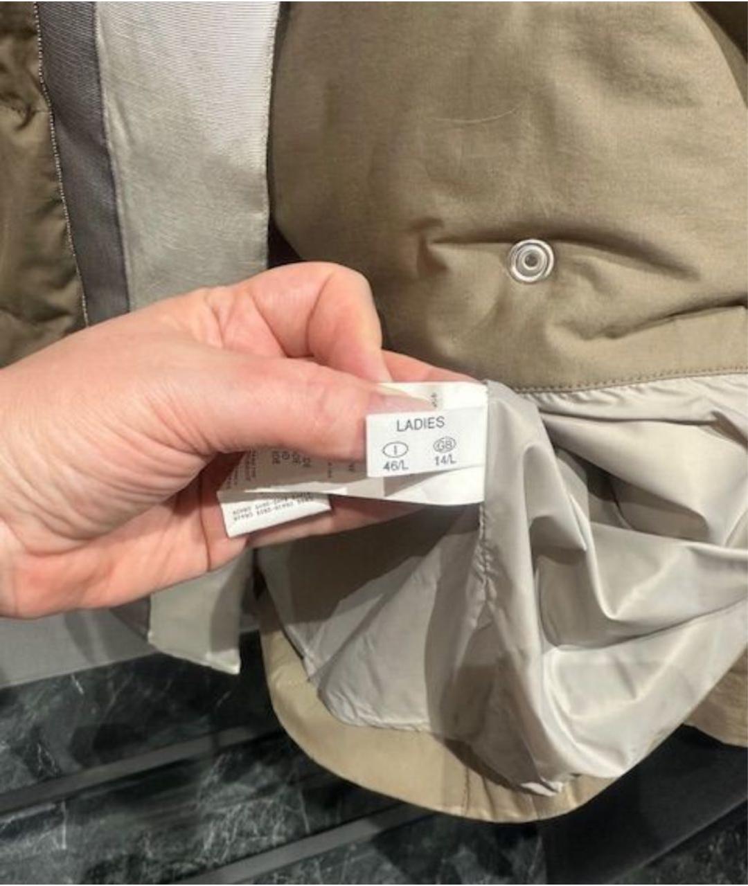 FABIANA FILIPPI Бежевая шерстяная куртка, фото 3