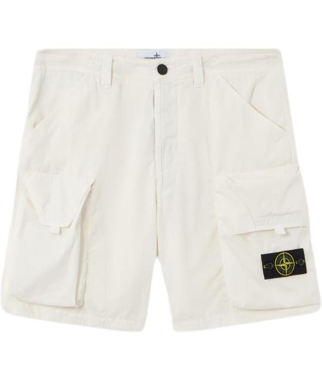 STONE ISLAND Бежевые шорты, фото 1