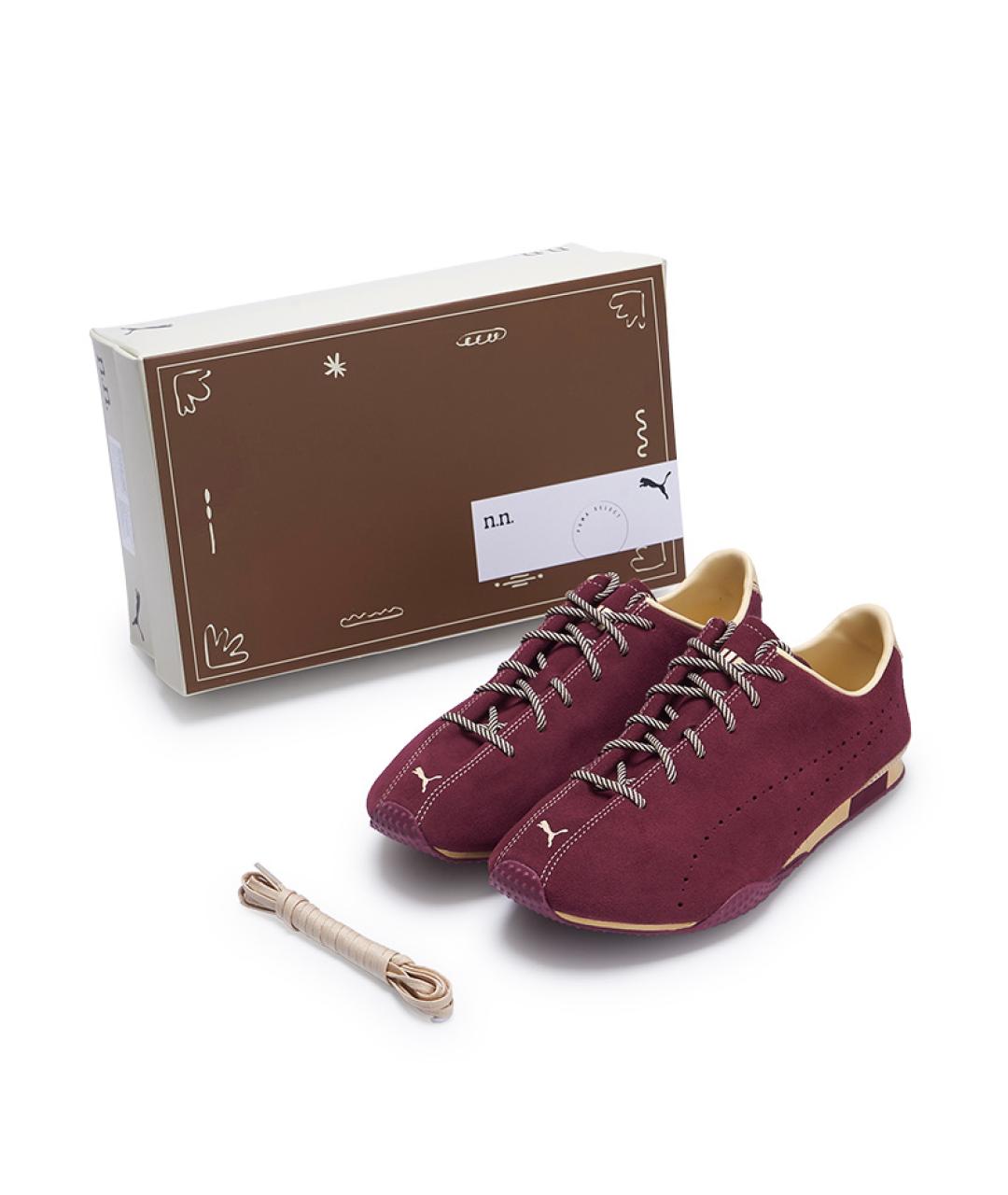 PUMA Красные замшевые кроссовки, фото 5