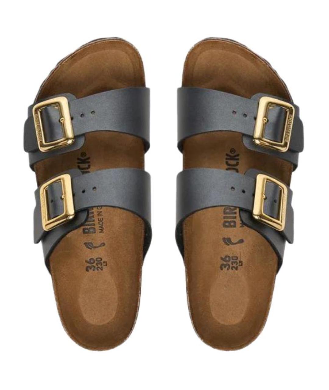 BIRKENSTOCK Черные сандалии, фото 4