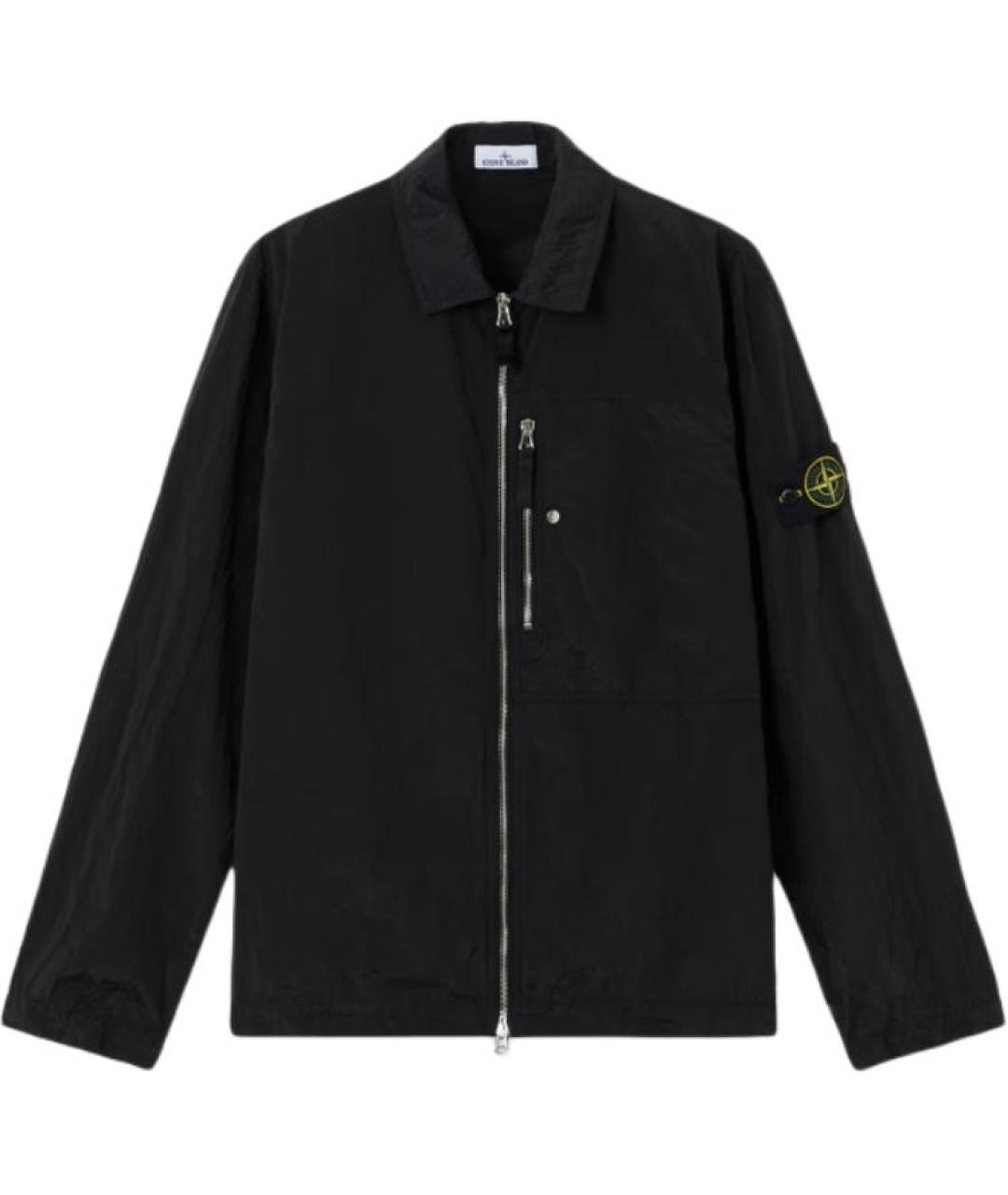 STONE ISLAND Черная куртка, фото 1