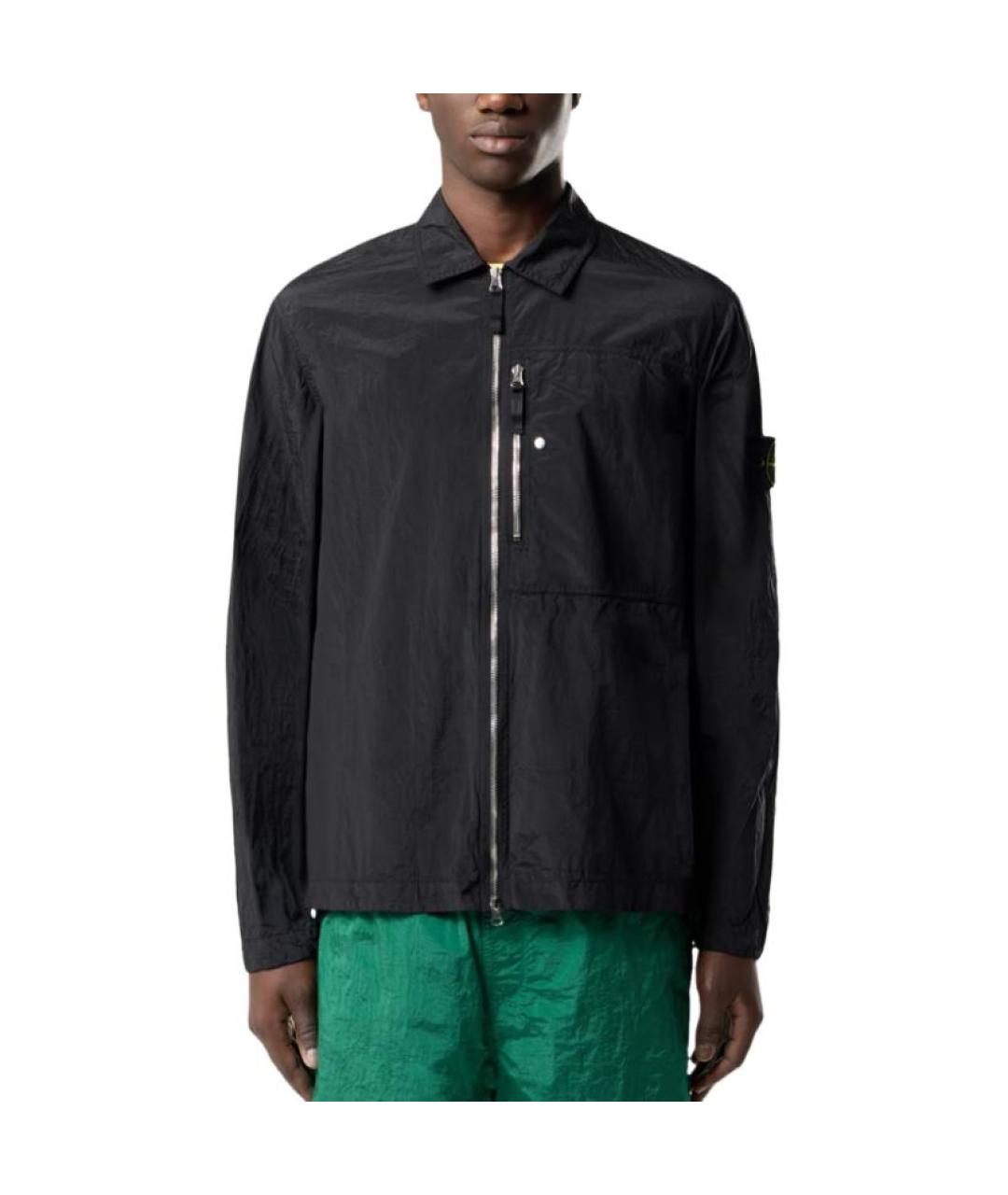STONE ISLAND Черная куртка, фото 5