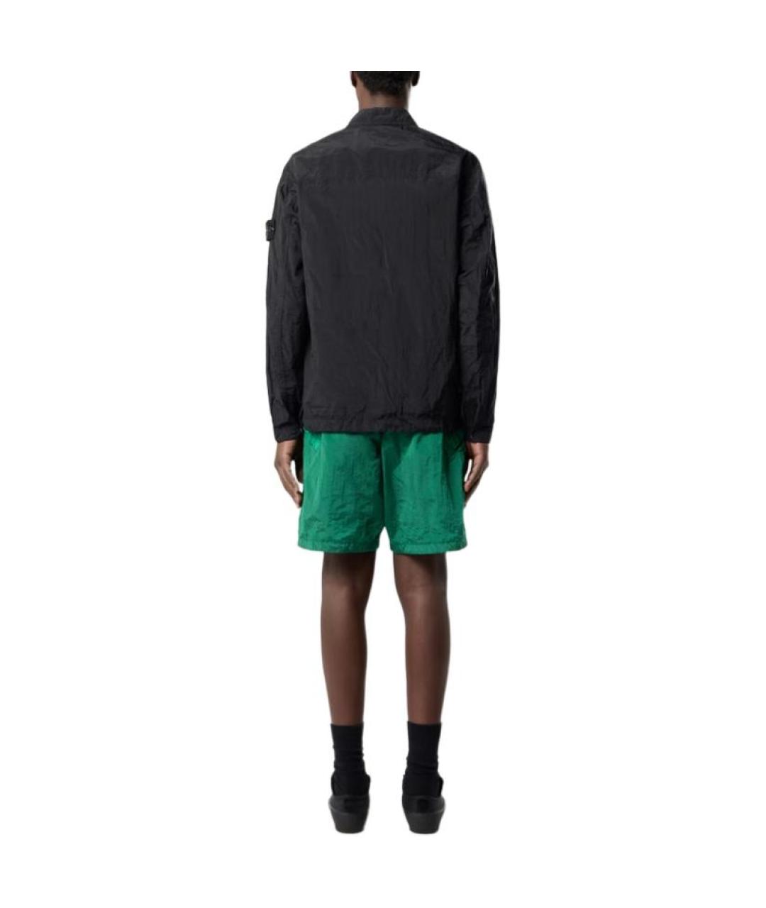 STONE ISLAND Черная куртка, фото 4