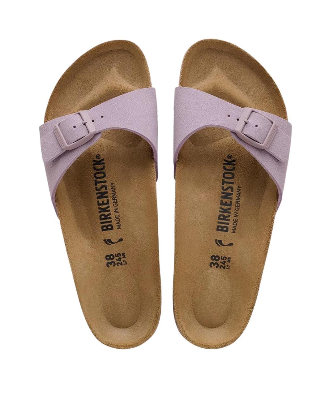 BIRKENSTOCK Фиолетовые шлепанцы, фото 4