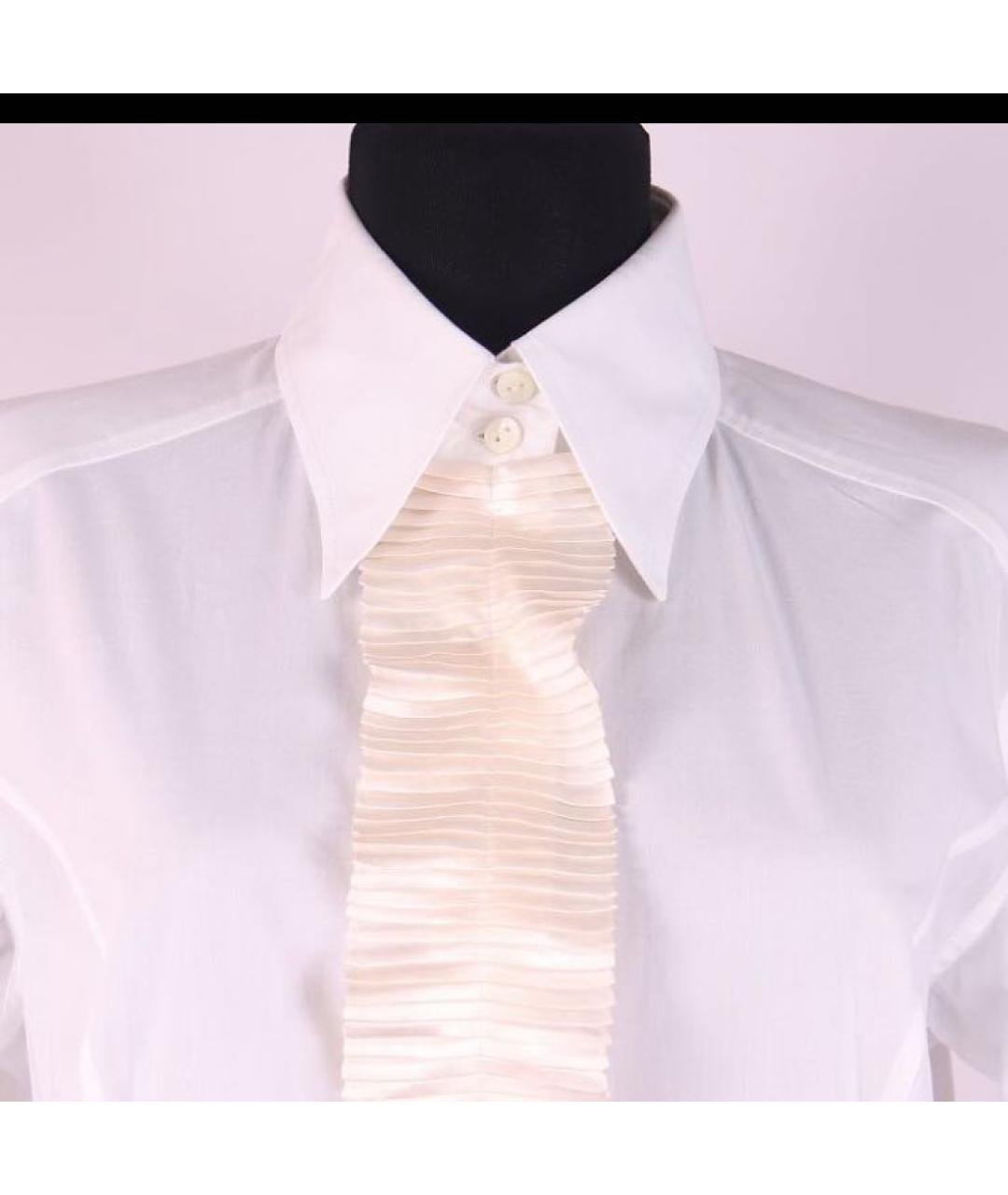 DOLCE&GABBANA Белая хлопковая рубашка, фото 2